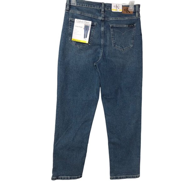 CALVIN KLEIN HIGH RISE VINTAGE STRAIGHT JEANS NEW WITH TAG - Picture 7 of 12